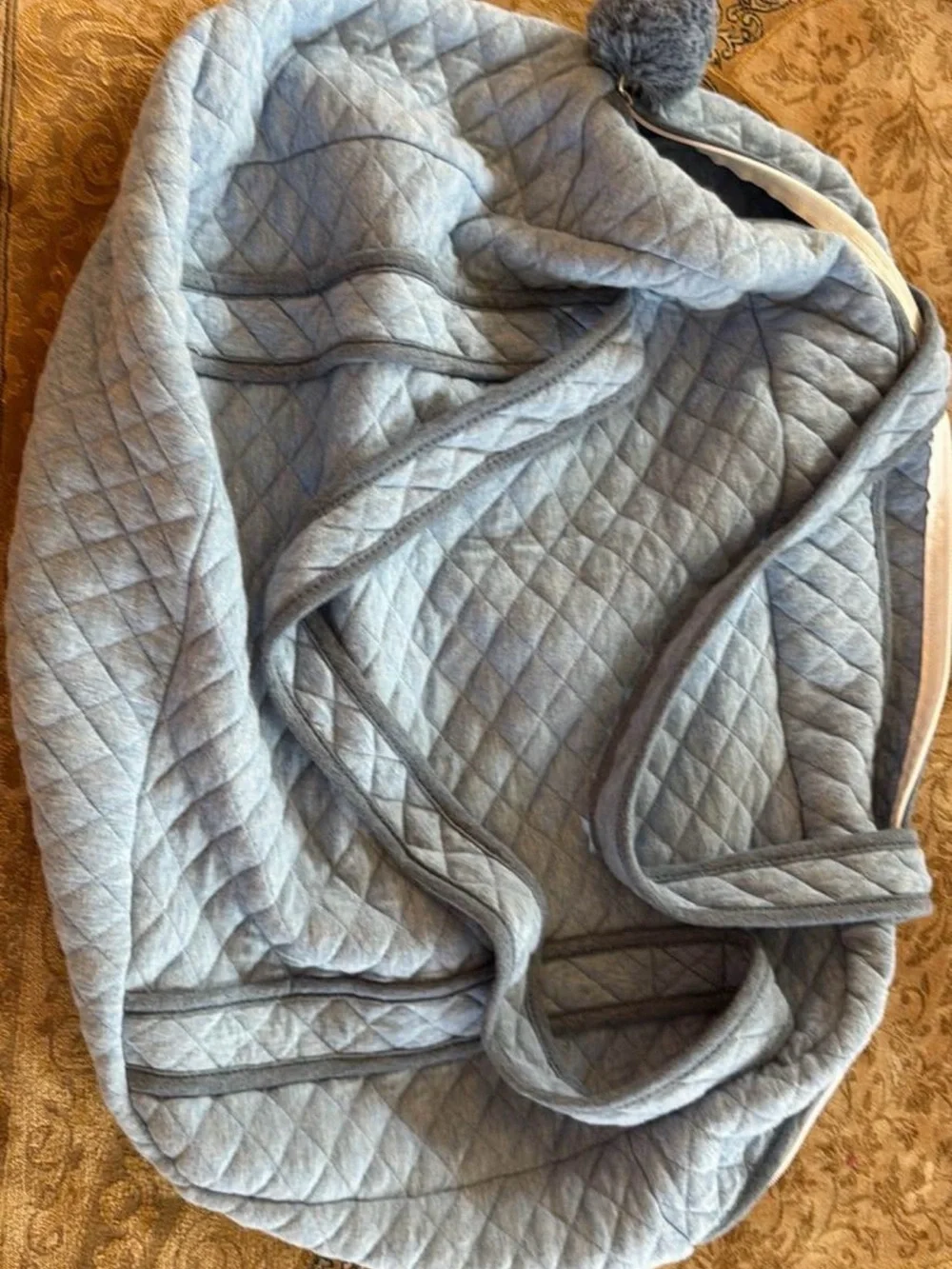 The Beaufort Bonnet Company Quilted Light Blue Kids Bag